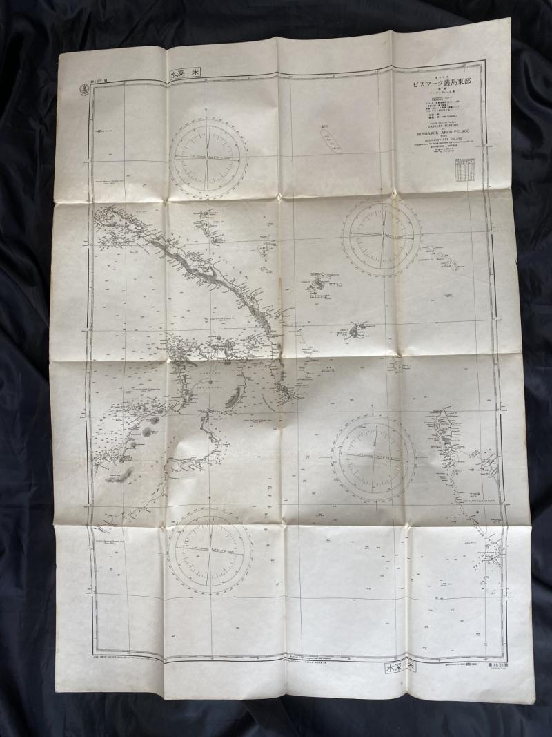 JAPANESE NO.1851 MAP OF EASTERN PORTION OF BISMARK ARCHIPELAGO