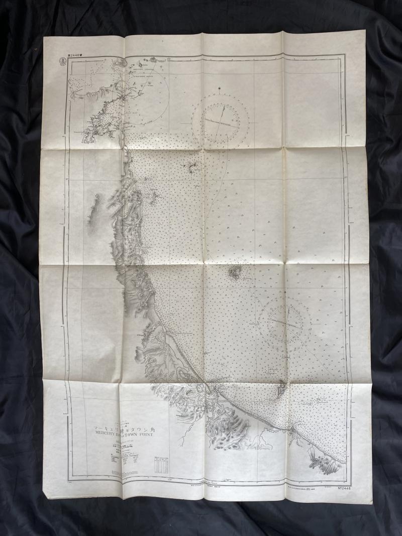 JAPANESE NO.2446 MAP OF MERCURY BAY TO TOWN POINT