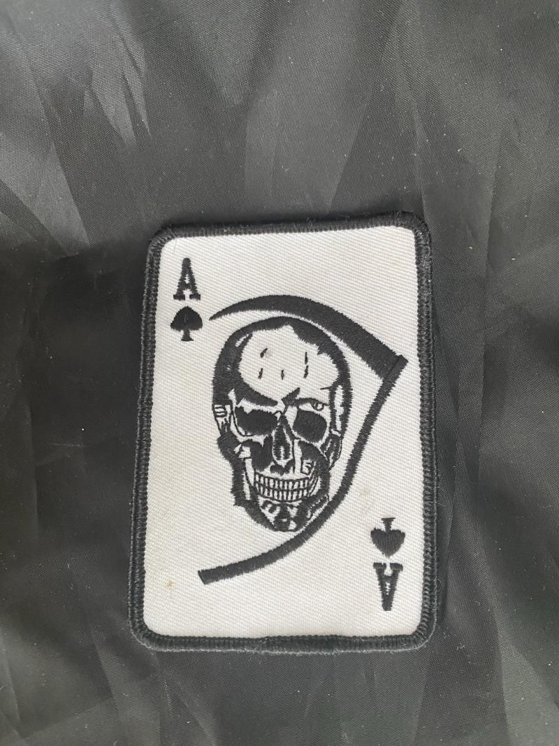 REPRODUCTION ACE OF SPADES DEATH CARD