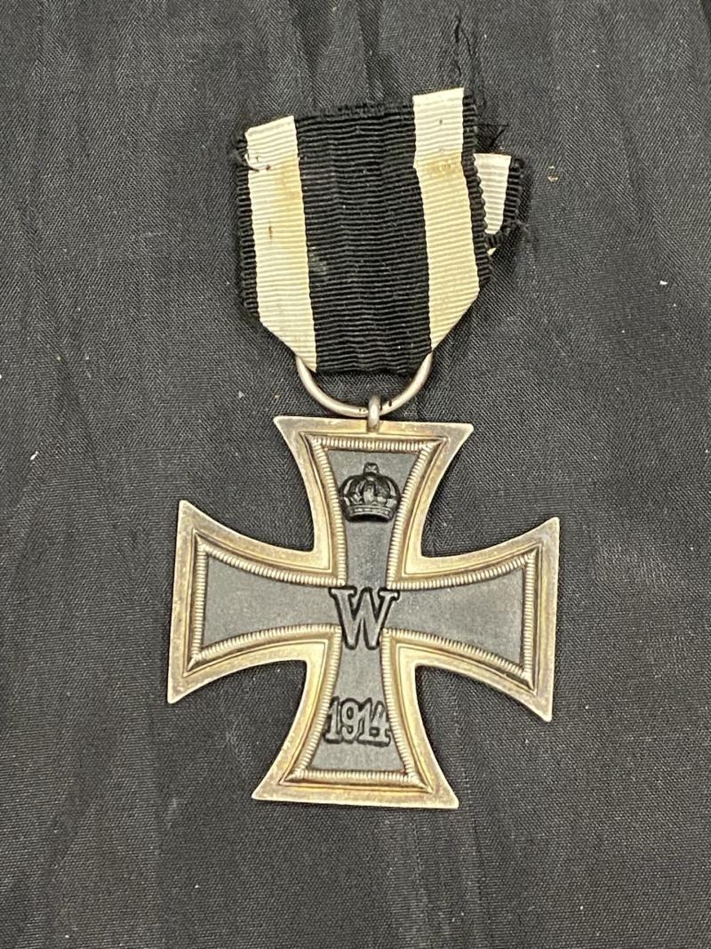 WW1 GERMAN LV71 IRON CROSS 2ND CLASS