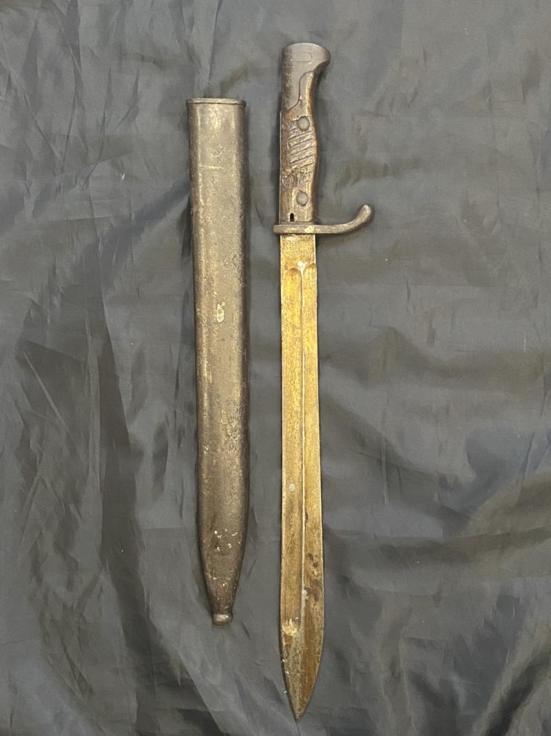 WW1 GERMAN BUTCHERS BAYONET