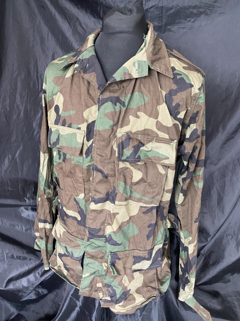 Chase Militaria | U.S. ARMY WOODLAND CAMO BDU COMBAT COAT