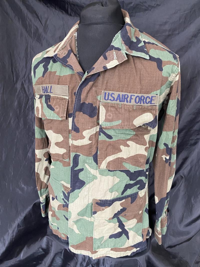 U.S. AIRFORCE WOODLAND CAMO HOT WEATHER COAT