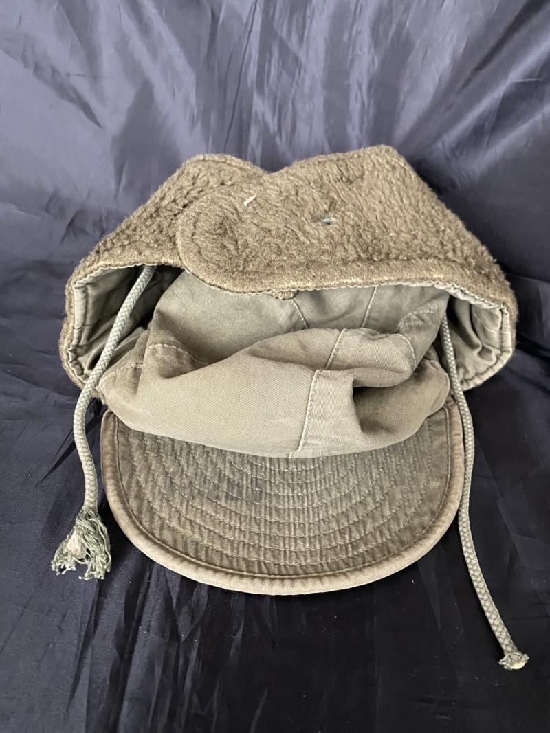 U.S. KOREAN WAR COLD WEATHER PILE CAP