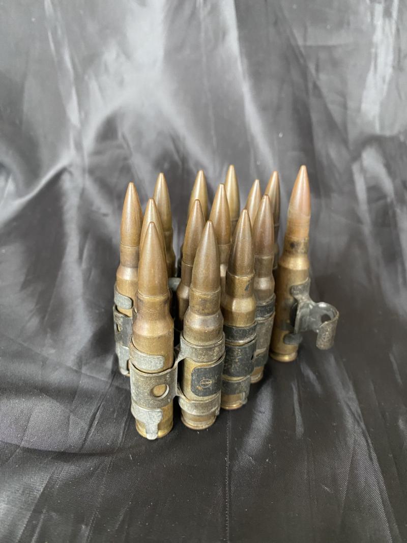 14  X 7.62 ROUNDS WITH LINK