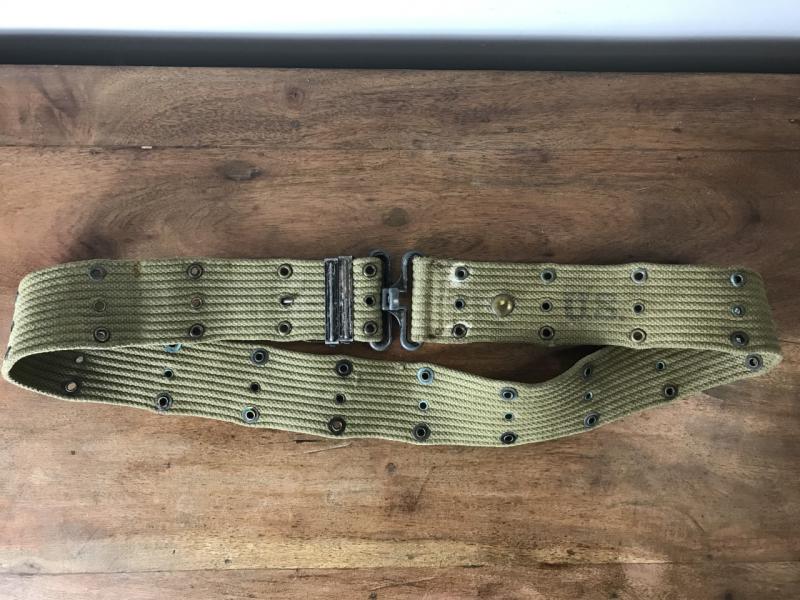 WW2 U.S. OD No.7 PISTOL BELT