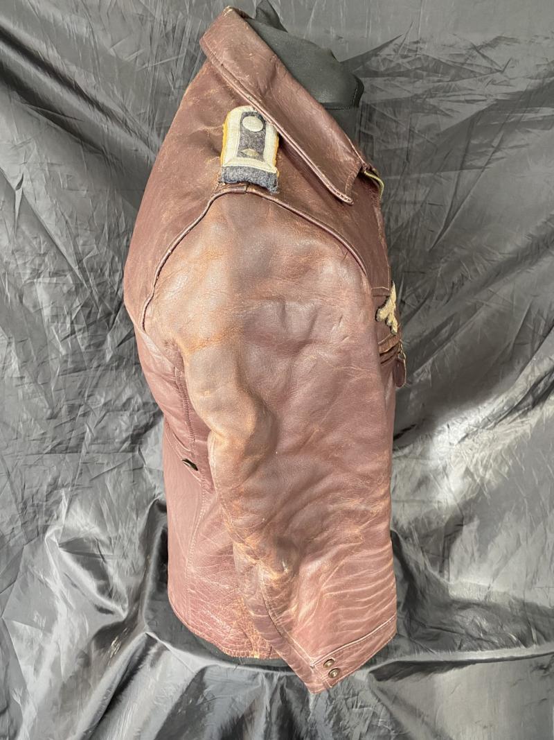 WW2 GERMAN LUFTWAFFE LEATHER PILOTS JACKET