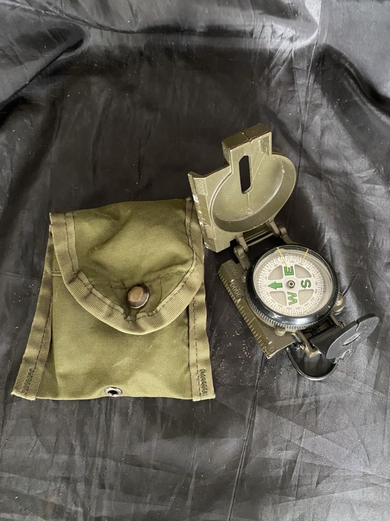 MILITARY COMPASS IN A U.S POUCH