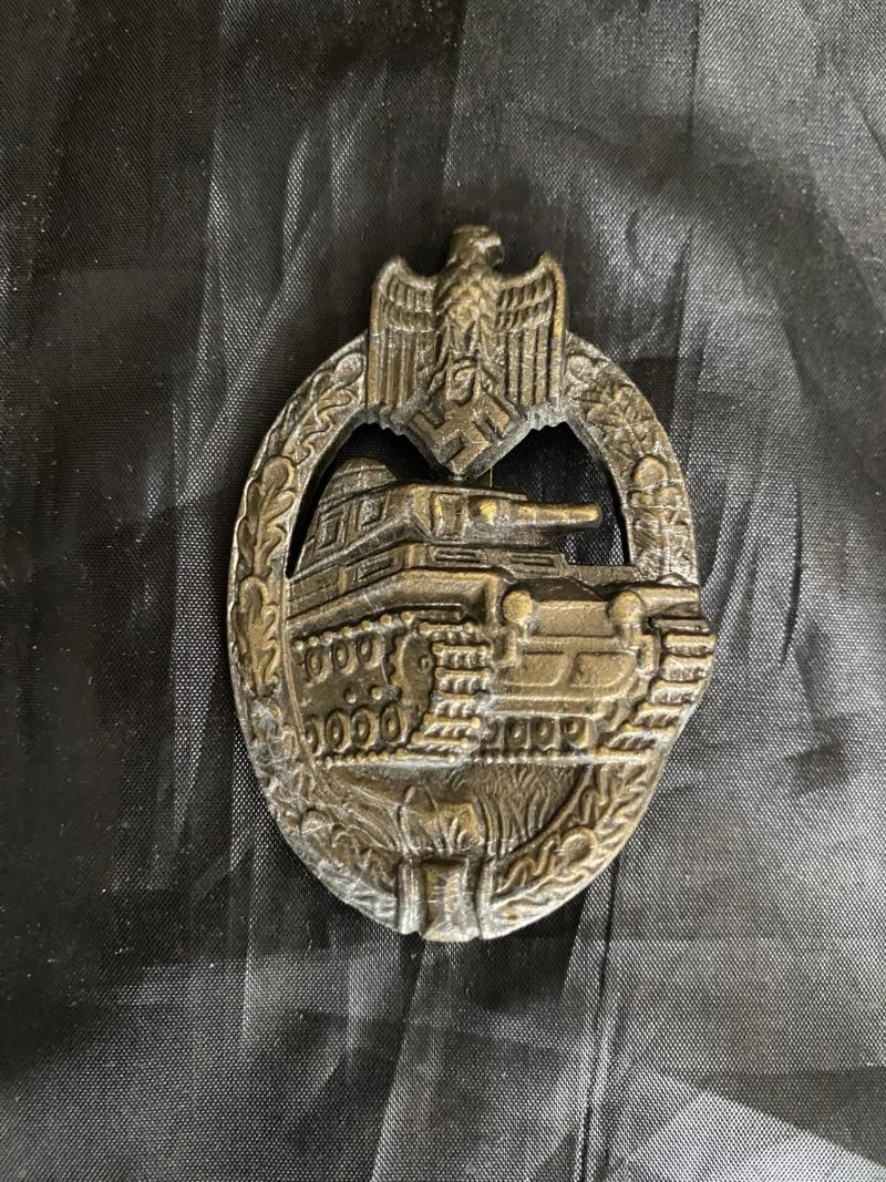 REPRODUCTION WW2 GERMAN PANZER ASSAULT BADGE