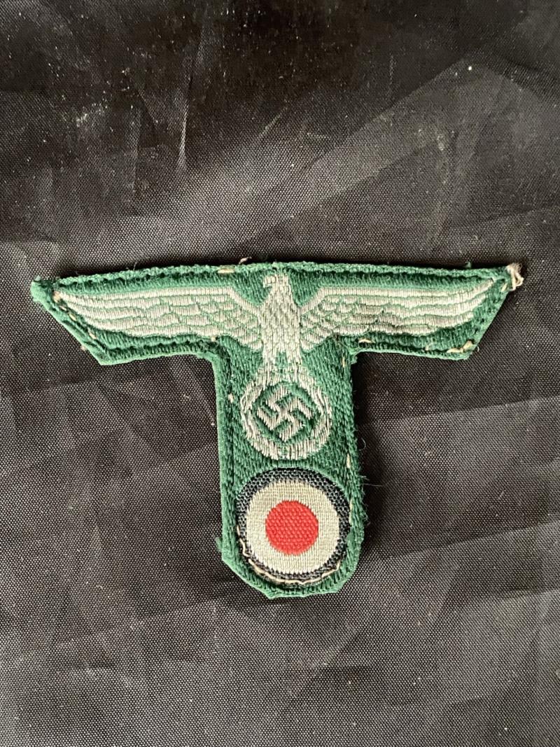 WW2 GERMAN CUSTOMS OFFICIAL M43 CAP EAGLE AND COCKADE