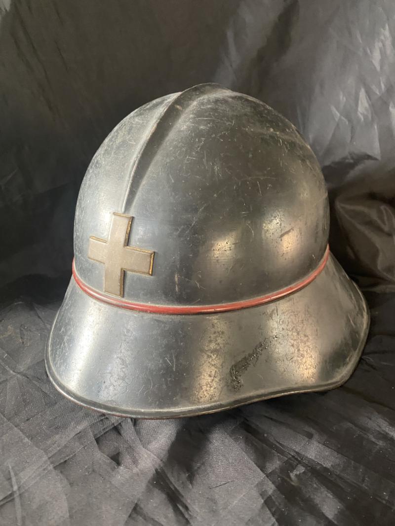 WW1 SWISS FIRE BRIGADE HELMET