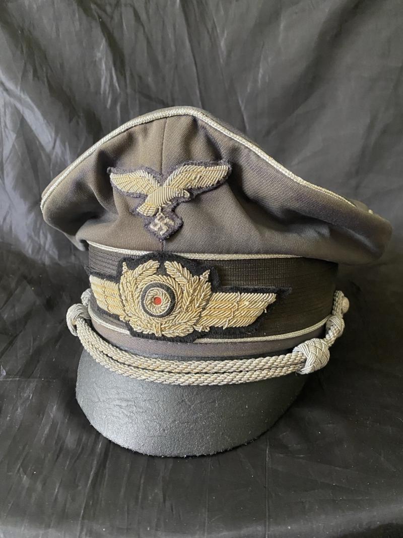 HIGH QUALITY REPRODUCTION WW2 GERMAN LUFTWAFFE OFFICER'S CAP