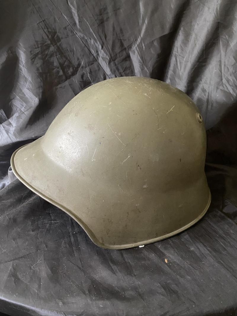 WW1 SWISS M18 HELMET (NAMED)