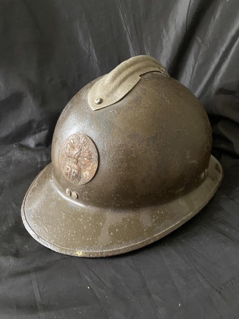 WW2 FRENCH ARMY M1926 ADRIAN HELMET