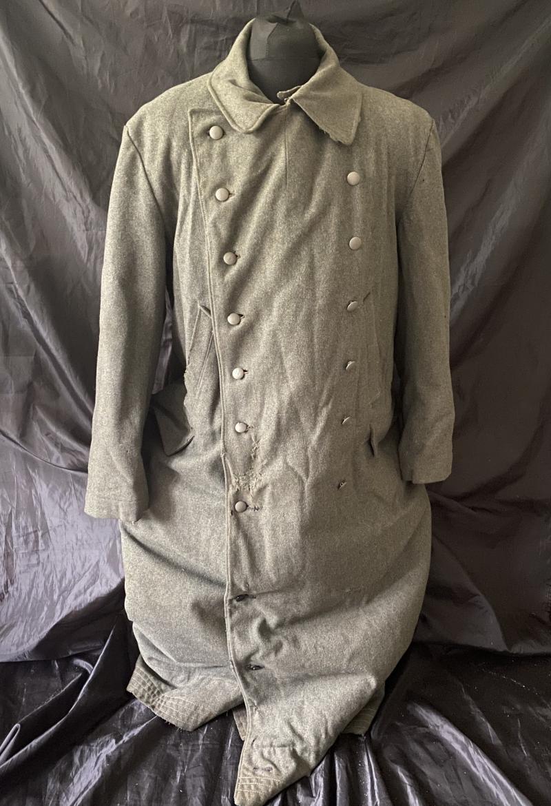 WW2 GERMAN WEHRMACHT FUR LINED GREATCOAT