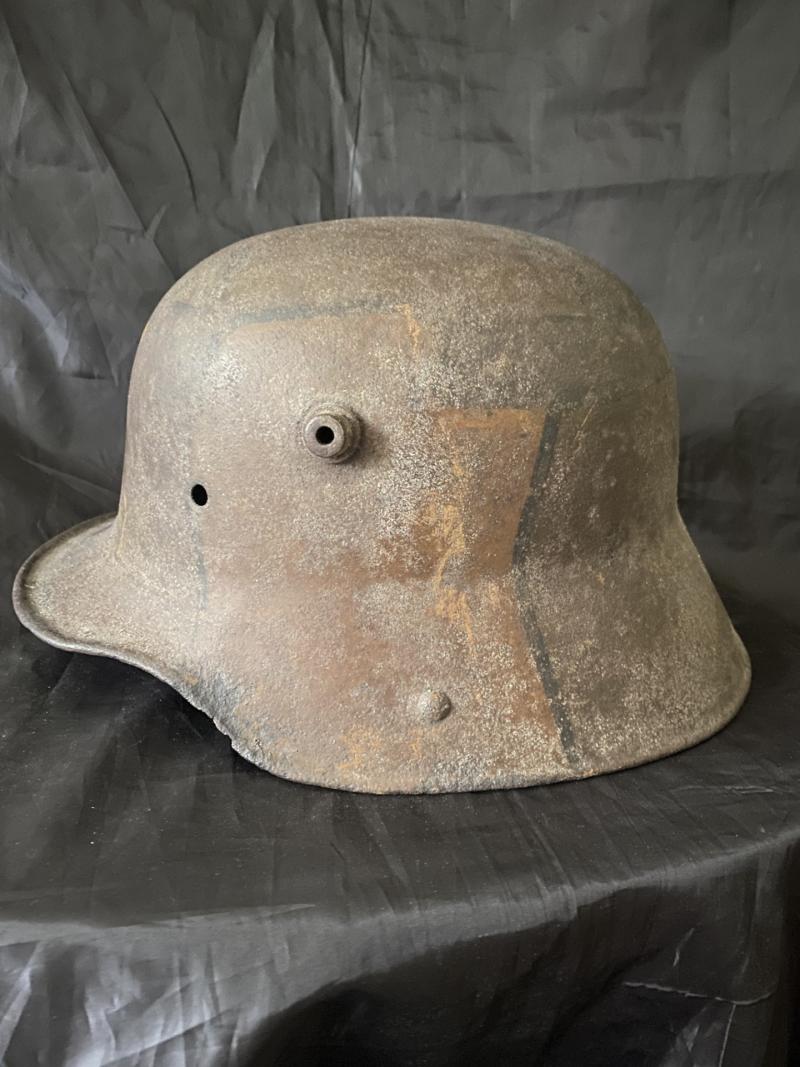 Chase Militaria | WW1 GERMAN M16 CAMO HELMET