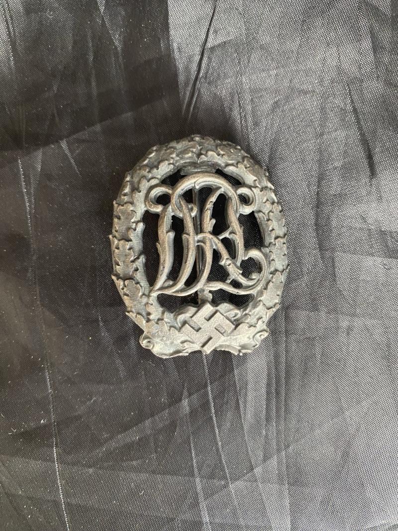 WW2 GERMAN DRL SPORTS BADGE