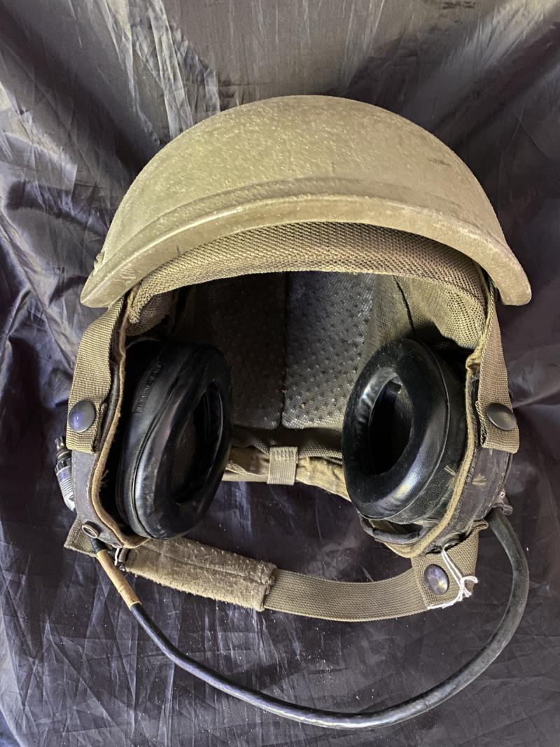 U.S. GENTEX DH-132 TANK HELMET WITH HEADSET