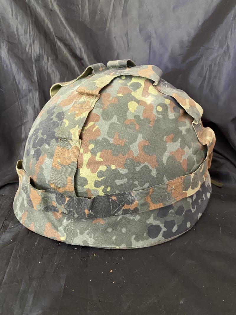 GERMAN M71 PARATROOPER HELMET WITH COVER