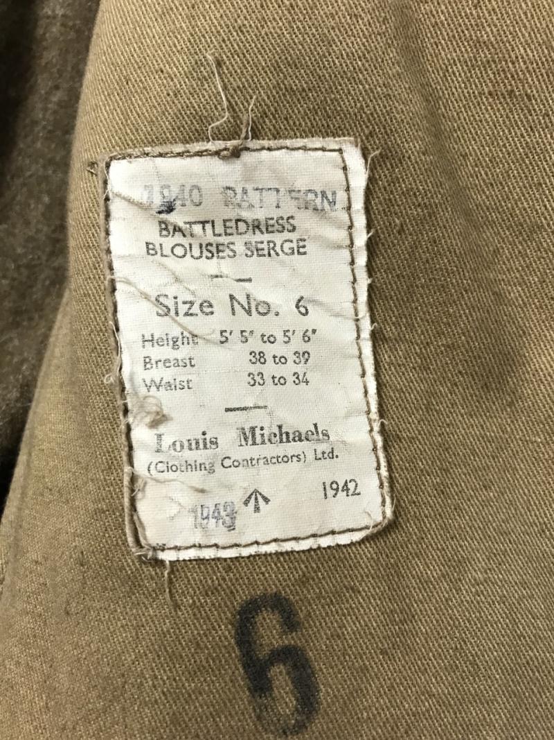 Chase Militaria | WW2 BRITISH HOME GUARD OFFICER'S 1940 PATTERN BATTLEDRESS