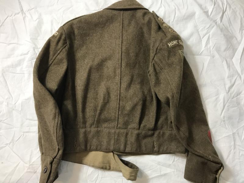 WW2 BRITISH HOME GUARD OFFICER'S 1940 PATTERN BATTLEDRESS