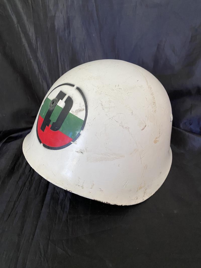 BULGARIAN M51 1ST MODEL HELMET (DOUBLE DECAL)