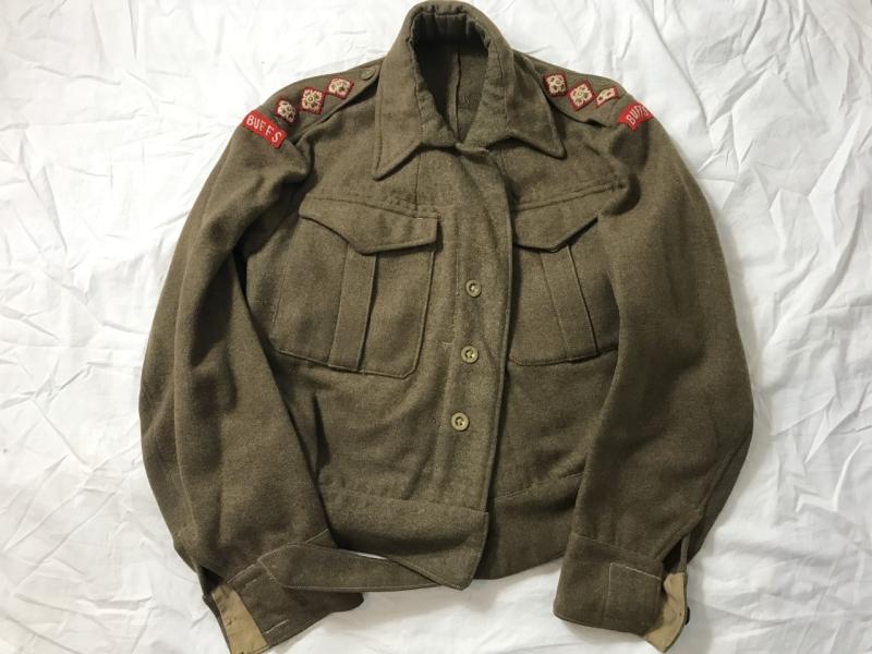 WW2 BRITISH OFFICER'S 37 PATTERN BATTLEDRESS BLOUSE