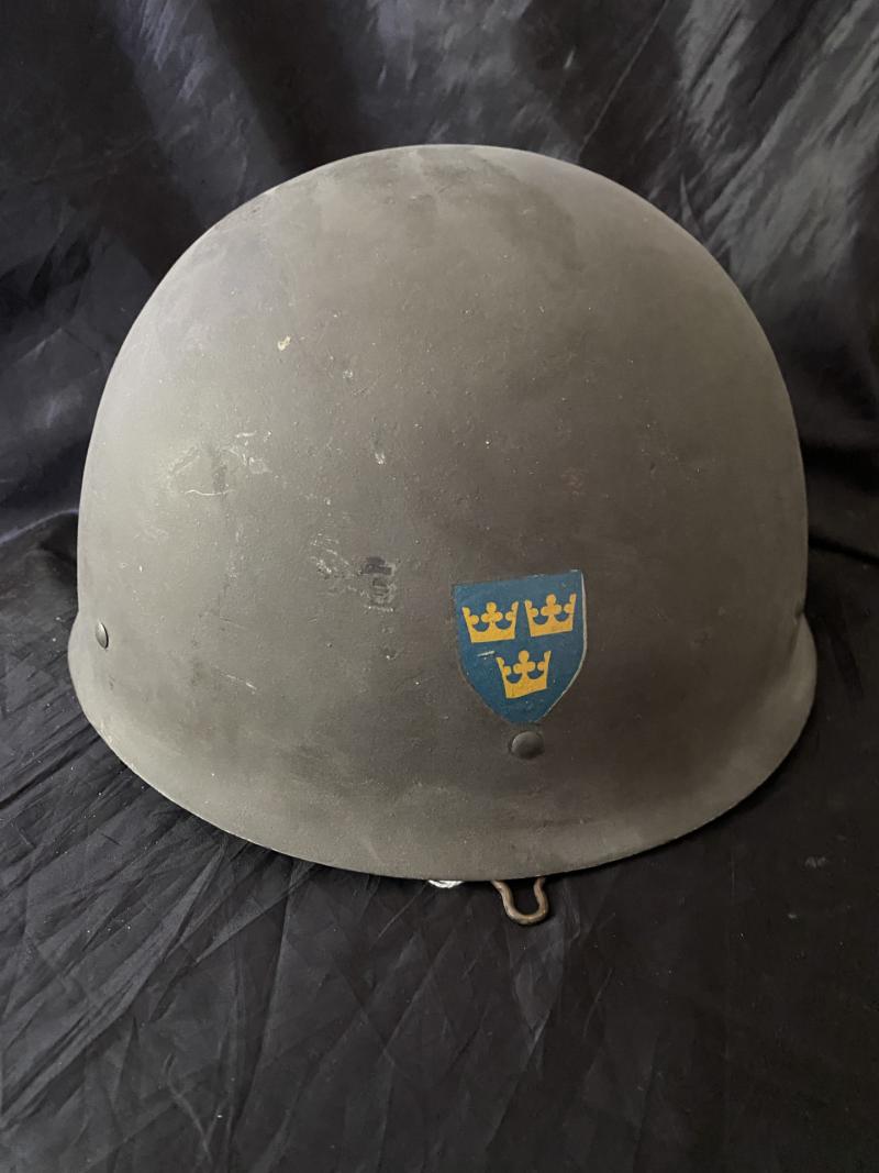 SWEDISH TYPE 1937-65 HELMET WITH THE 1965 LINER