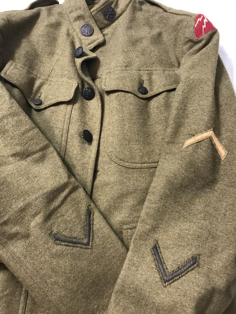 Chase Militaria | WW1 U.S. M1917 TUNIC & TROUSERS (NAMED) (78TH DIVISION)