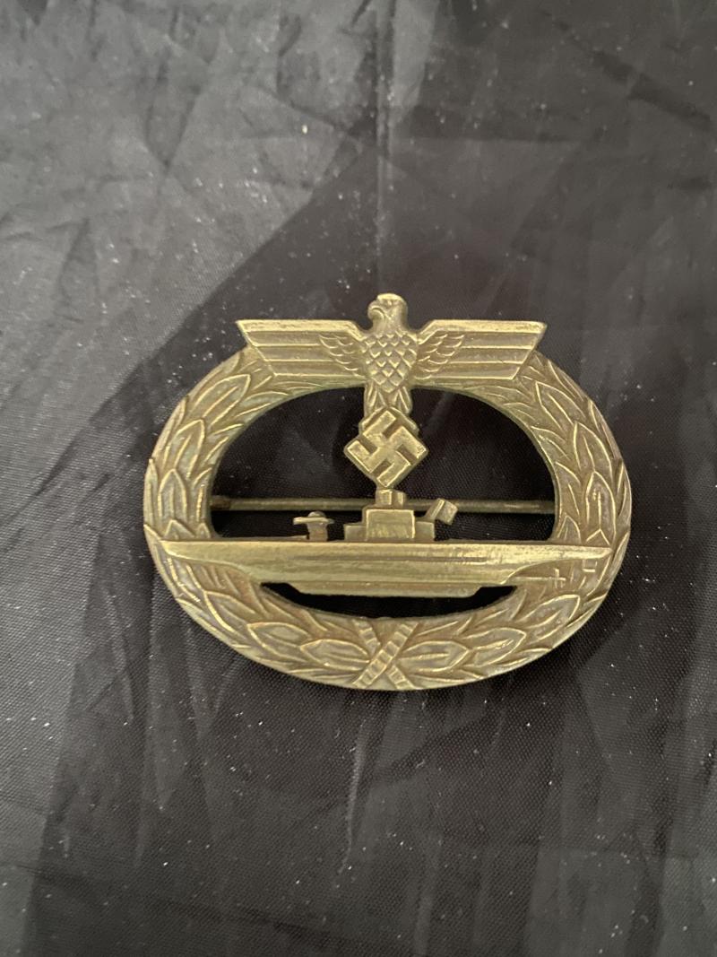 Chase Militaria | WW2 GERMAN KRIEGSMARINE WAR BADGE