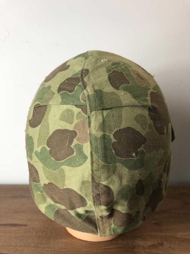 Chase Militaria | WW2 U.S. LATE WAR M1 REAR SEAMED HELMET & MARINE ...