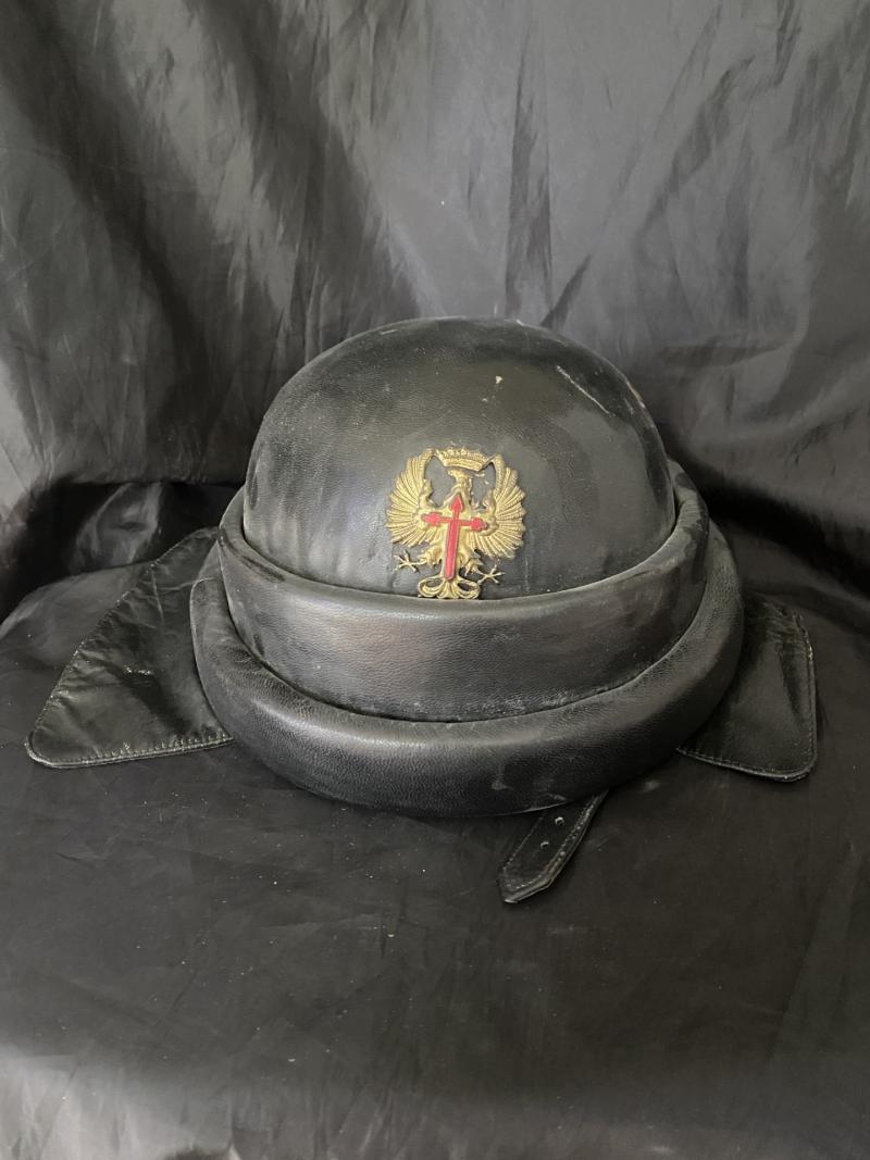 SPANISH M1935 MOTORCYCLE/TANKERS HELMET