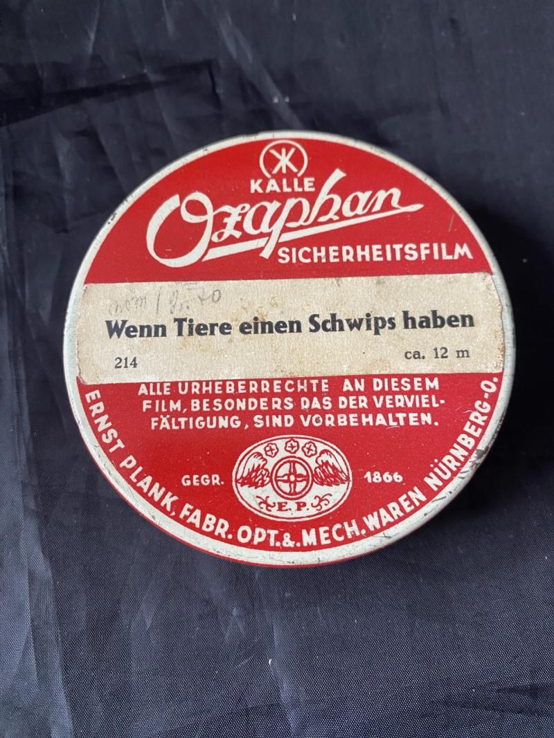 WW2 GERMAN OZAPHAN 16MM PROJECTOR FILM