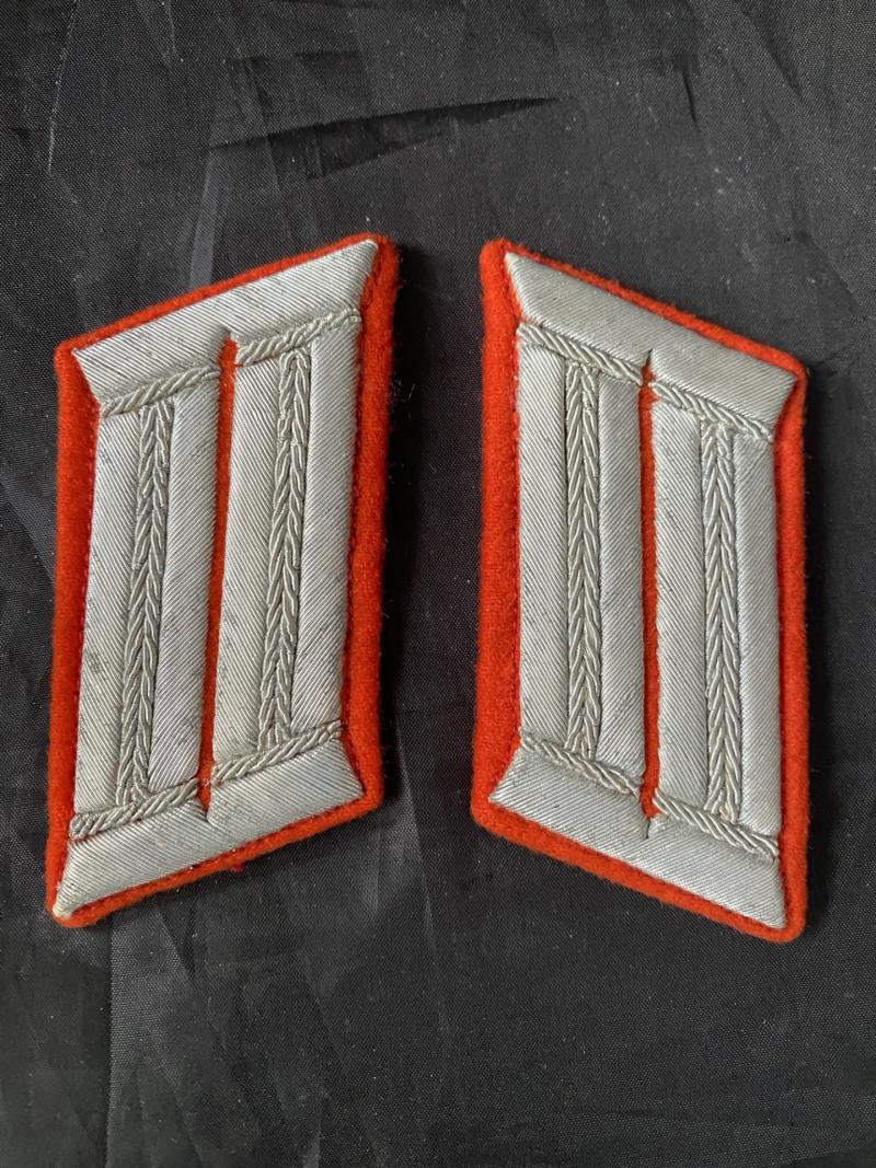 WW2 GERMAN ARTILLERY COLLAR TABS