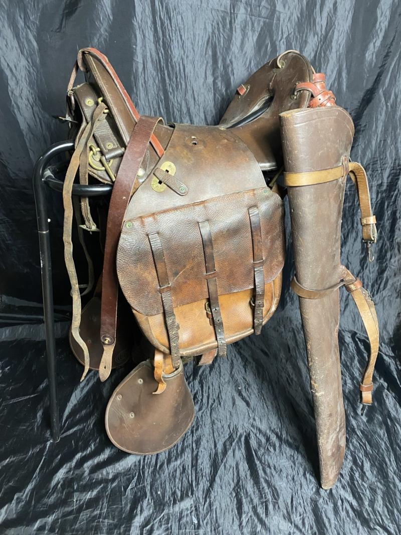 (WAS £650) U.S. CAVALRY MARKED 12 INCH MODEL 1904 MCCLELLEN SADDLE