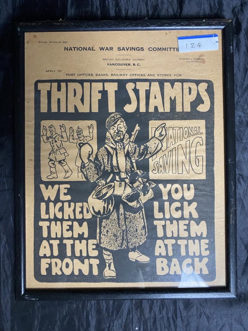 (WAS £50) NATIONAL WAR SAVINGS COMMITTEE VANCOUVER B.C. PICTURE