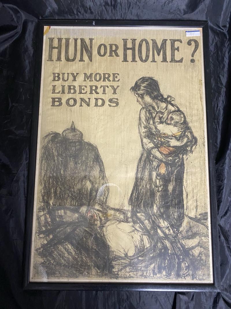1918 HUN OR HOME? BUY MORE LIBERTY BONDS