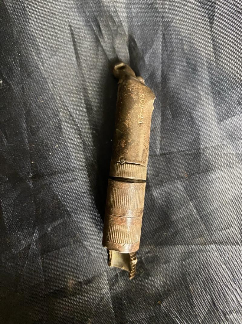 WW2 GERMAN DAMAGED S-MINE FUZE (INERT)