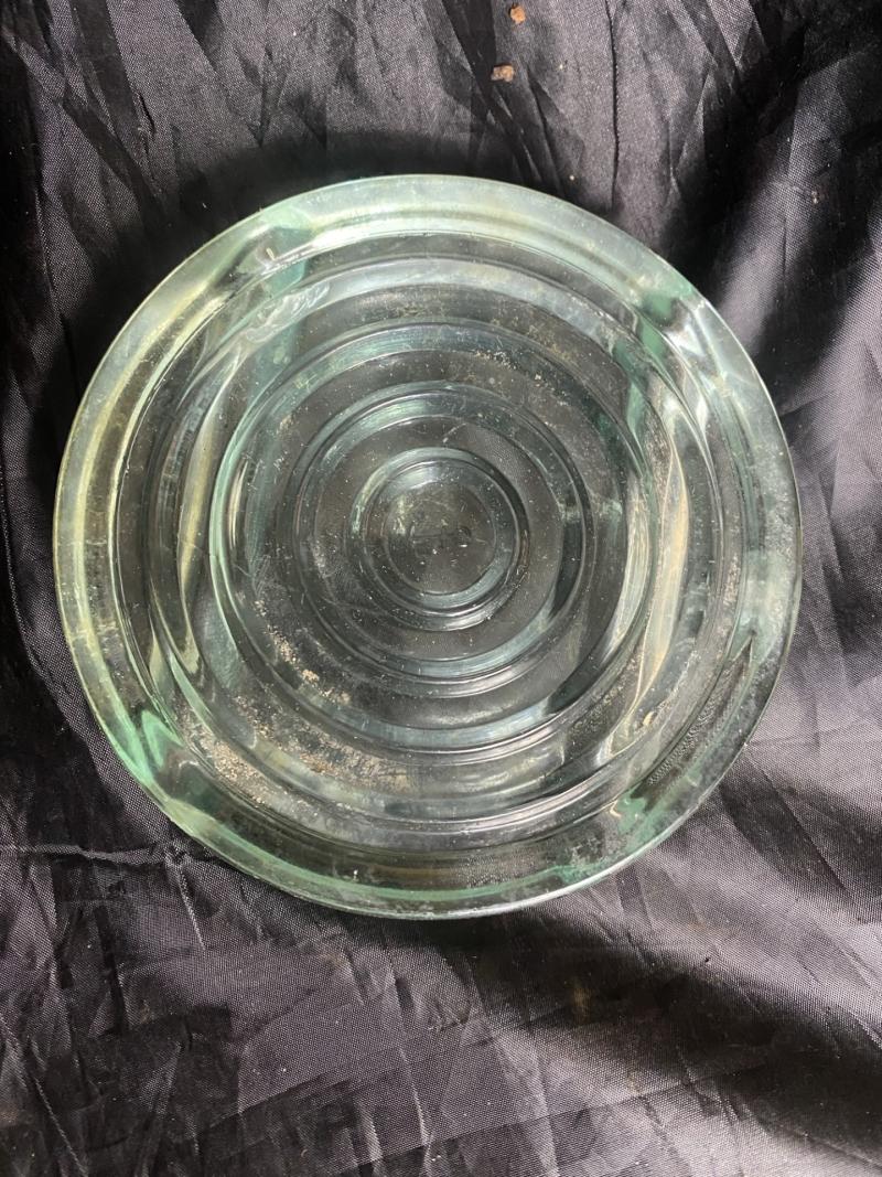 WW2 GERMAN GLASS PRESSURE PLATE