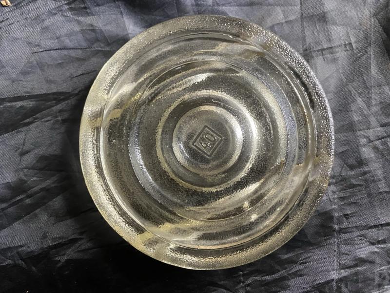WW2 GERMAN GLASS PRESSURE PLATE