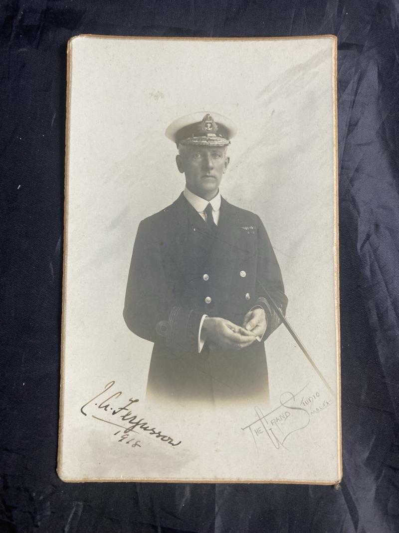 SIGNED PICTURE OF L.G FERUSSON 1918