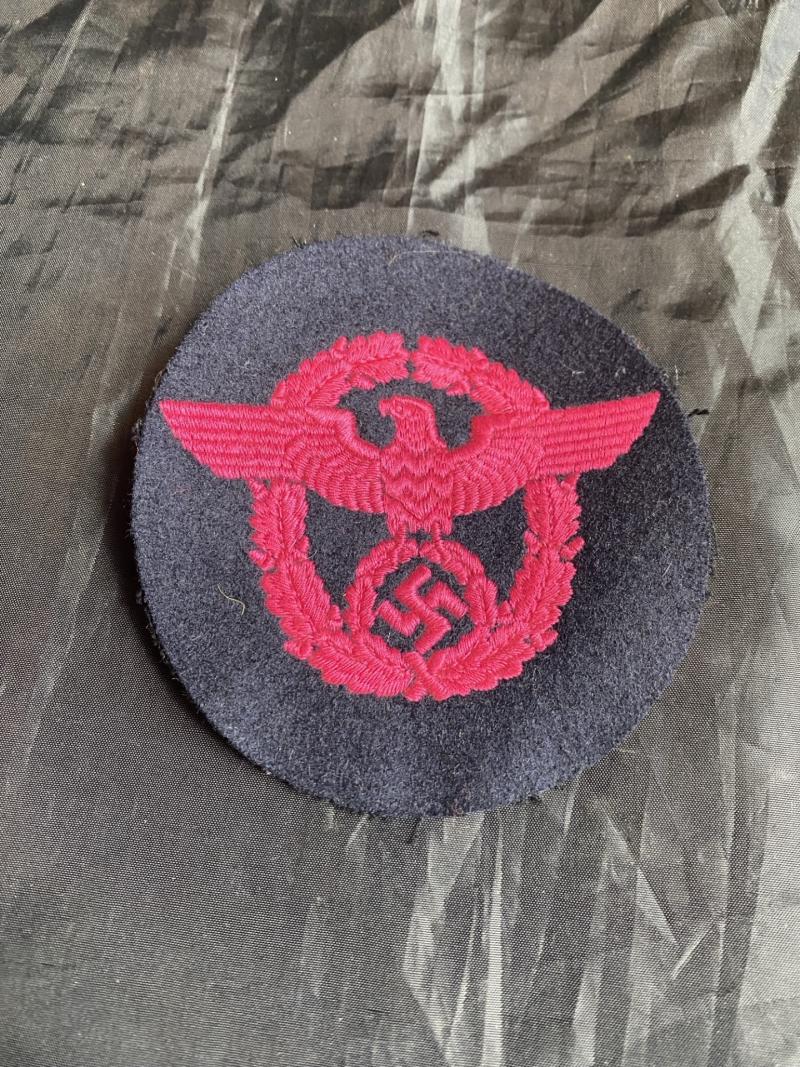 REPRODUCTION WW2 GERMAN LUFTSCHUTZPOLIZEI FIRE SERVICE ARM PATCH