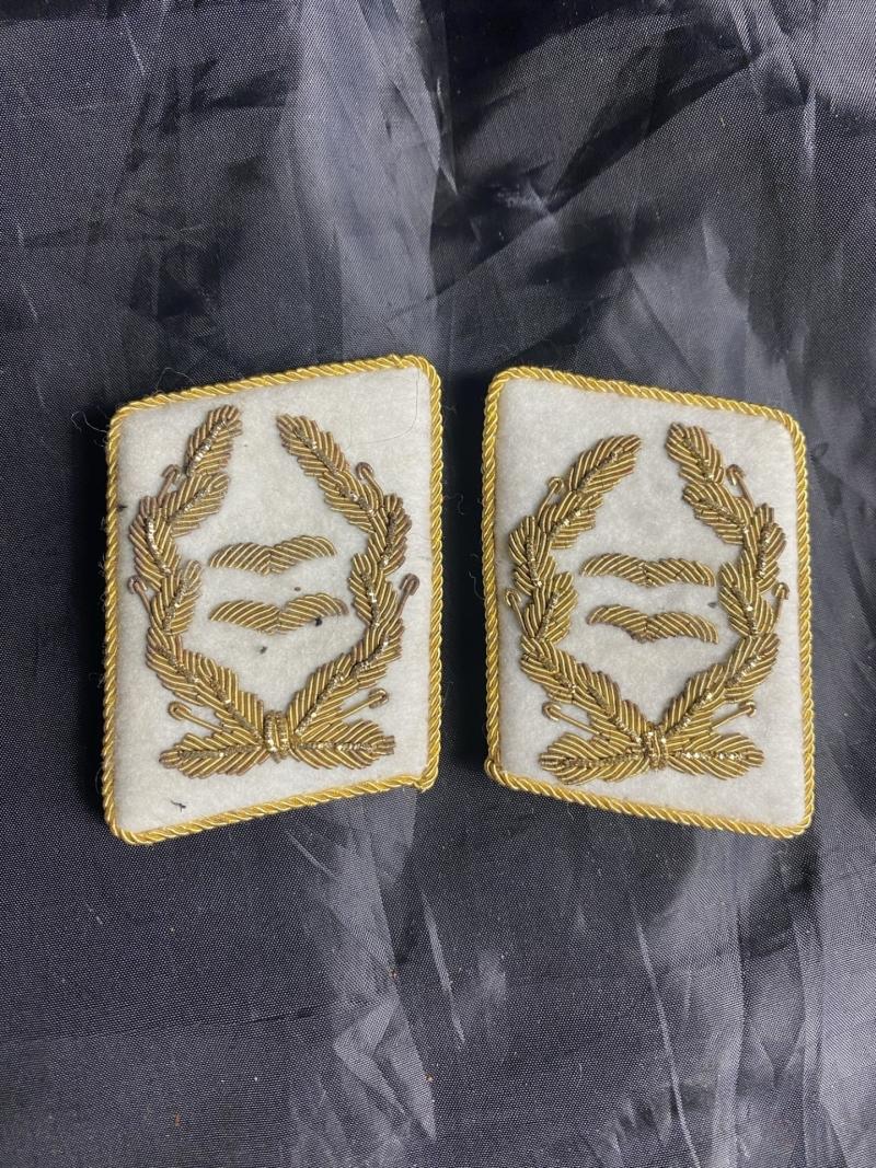 WW2 GERMAN LUFTWAFFE GENERALLEUTNANT COLLAR TABS