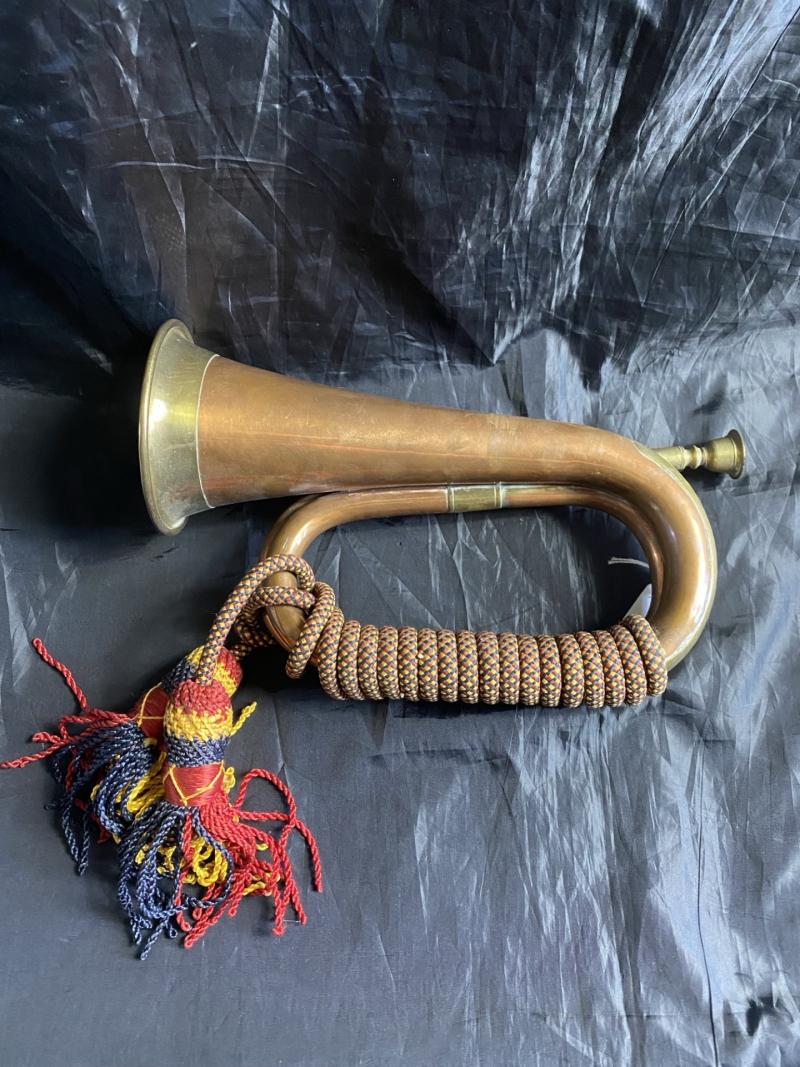 WW1 BRITISH BRASS BUGLE