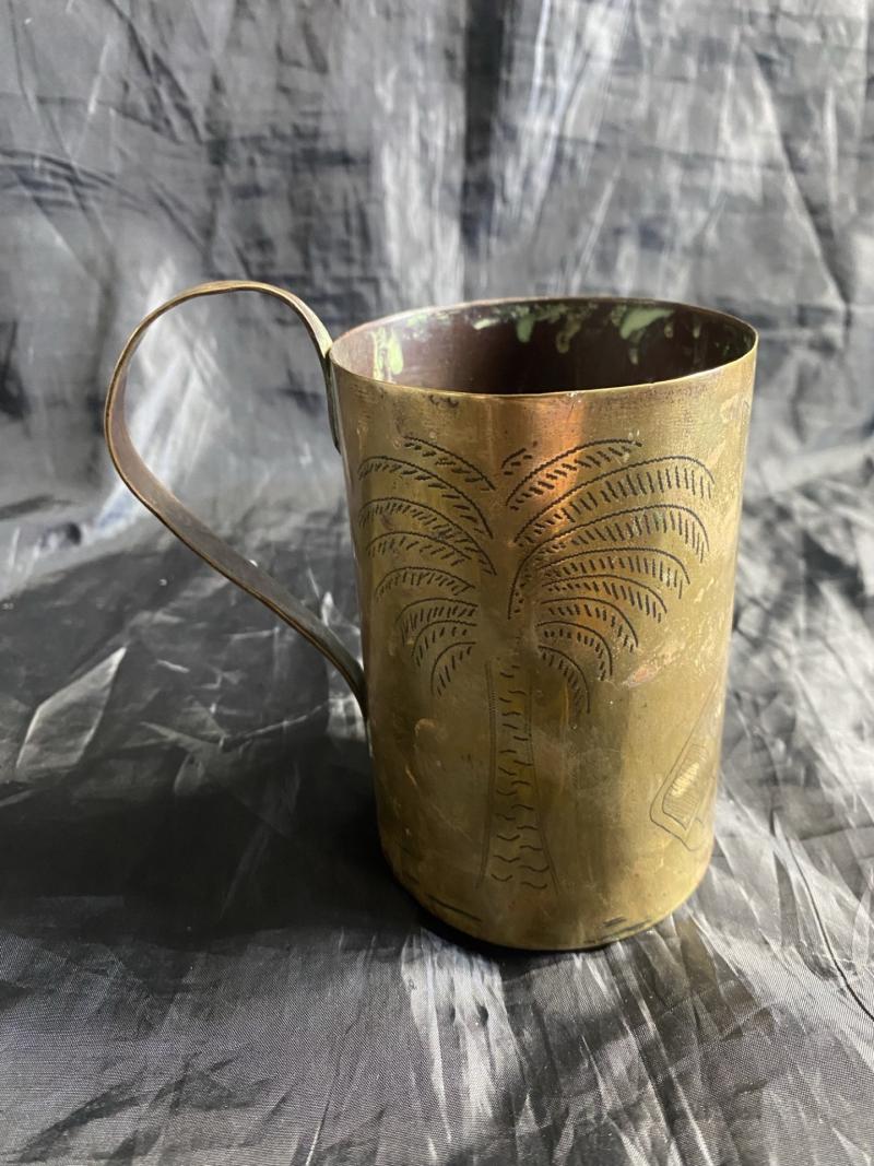 1919 JERUSALEM TRENCH ART CUP