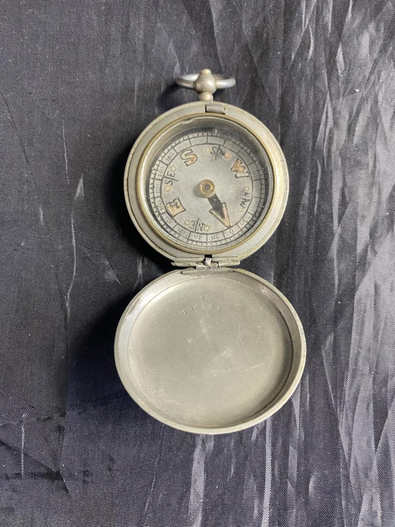 WW1 BRITISH ISSUE DENNISON POCKET COMPASS