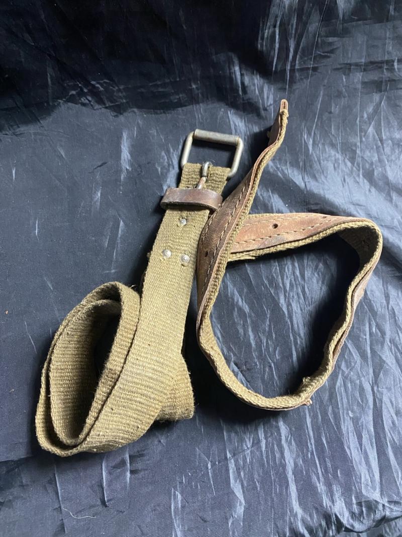 WW2 SOVIET CANVAS/LEATHER COMBAT BELT