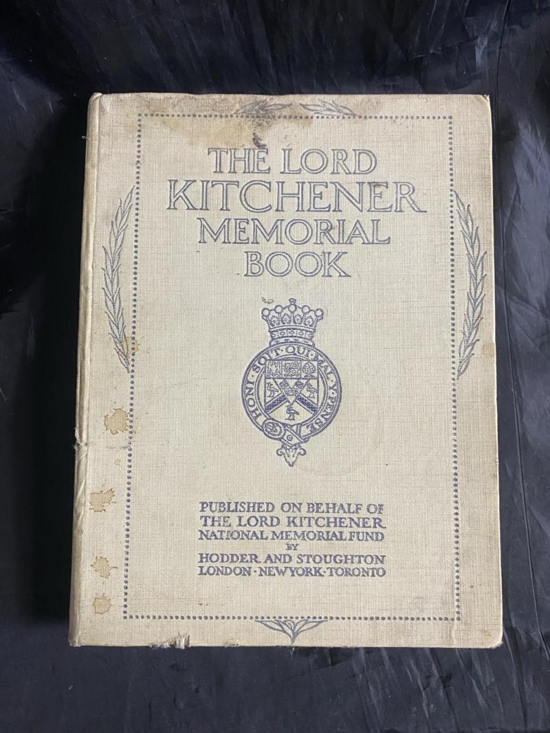 THE LORD KITCHENER MEMORIAL BOOK (HARD COVER)