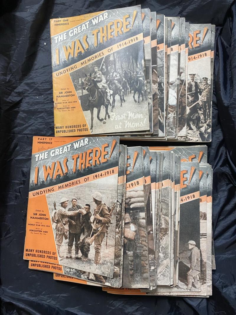 51 X THE GREAT WAR... I WAS THERE! BOOKS (PAPERBACK)