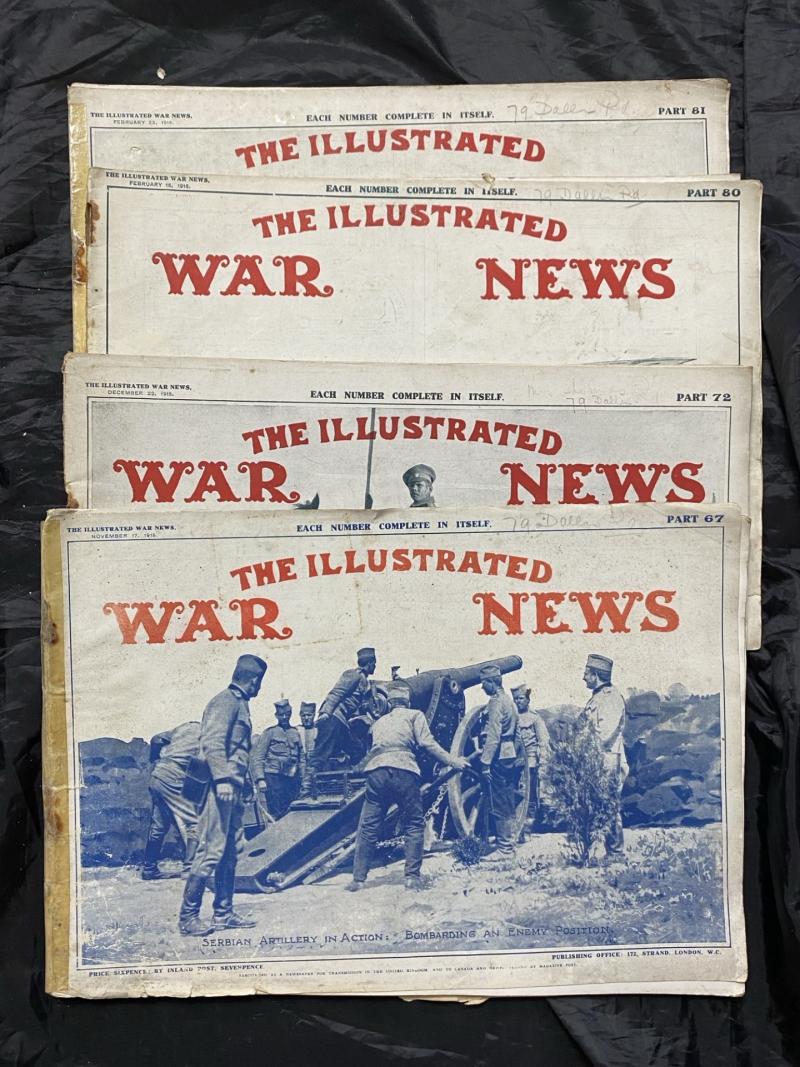 4 X THE ILLUSTRATED WAR NEWS